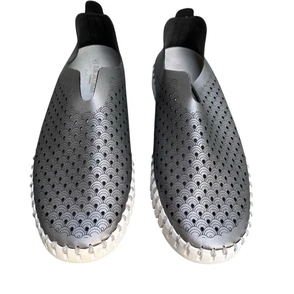 Ilse Jacobsen Tulip Slip-On Sneaker in Gunmetal EU Size 41 - Picture 2 of 14